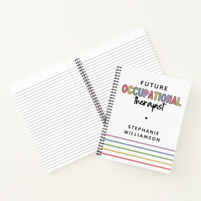 Cuaderno Futuro personalizado a escuela de terapeuta ocupac (Interior)