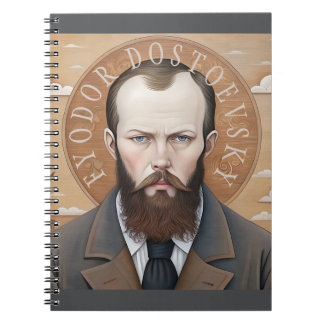 Cuaderno Fyodor Dostoevsky, retrato de Saint Dostoyevsky