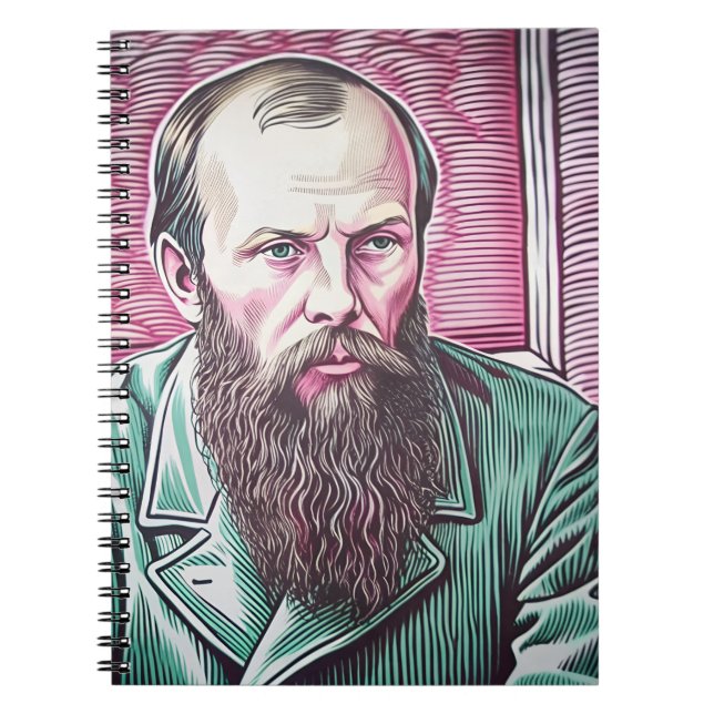 Cuaderno Fyodor Dostoyevsky cita existencial (Frente)