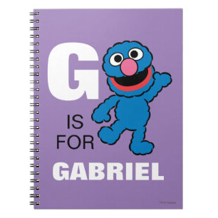 Cuaderno G es para Grover   Añadir su nombre