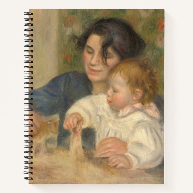 Cuaderno Gabrielle y Jean (por Pierre-Auguste Renoir) (Anverso)
