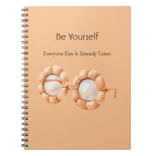 Cuaderno Gafas de Calabaza Sé Tú Mismo