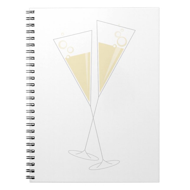 Cuaderno Gafas de champagne (Frente)