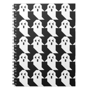 Cuaderno Gafas de Halloween: patrón geométrico sin costuras