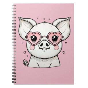 Cuaderno Gafas de sol con forma de corazón
