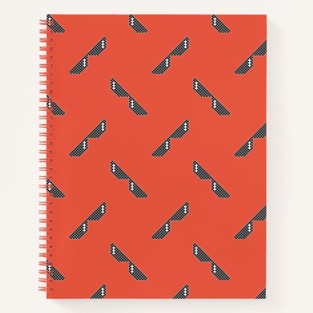 Cuaderno Gafas de sol Pixel Pattern (Anverso)