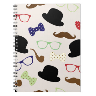 Cuaderno Gafas, Gorras y bigote