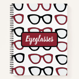 Cuaderno Gafas Personalizadas Espejuelos Óptico
