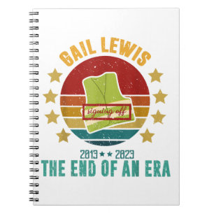 Cuaderno Gail Lewis, te saludamos, el fin de una era Signi