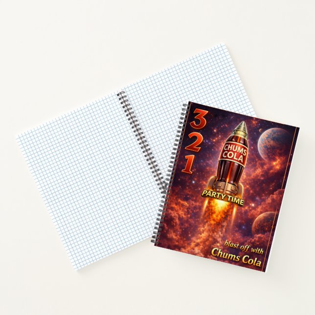 Cuaderno Galactic grid Arcadia chums cola spiral notebook (Interior)