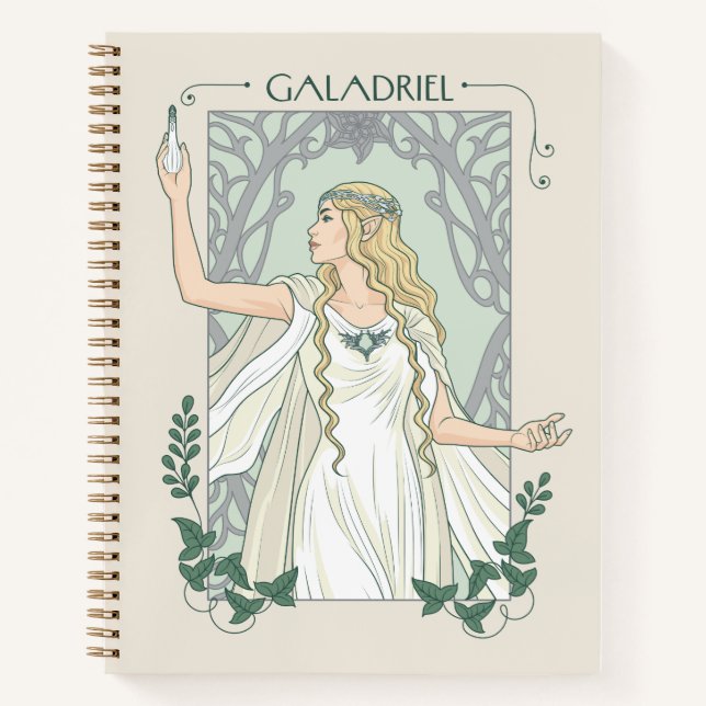 Cuaderno Galadriel Luz de Valinor Gráfico (Anverso)