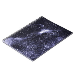 Cuaderno Galaxia abstracta violeta morada