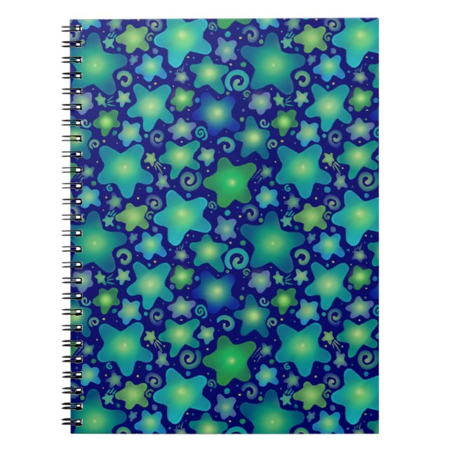 Cuaderno Galaxia acuarela brillante (Frente)