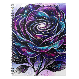Cuaderno Galaxia Celestial Rosa Nebulosa Espiral Producto P