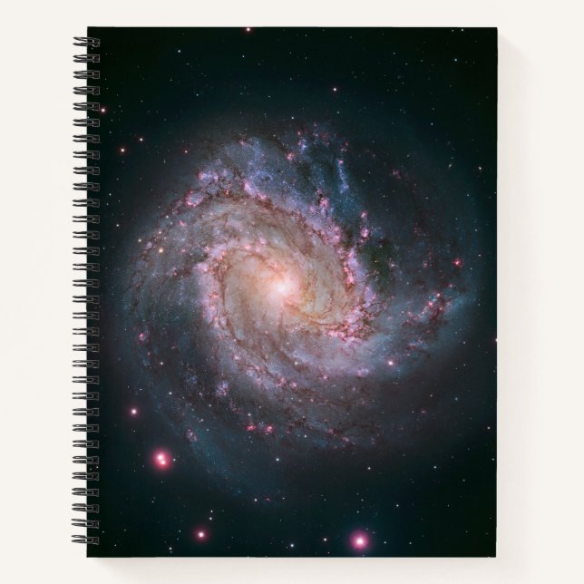 Cuaderno Galaxia con espiral obstruida Messier 83.2 (Anverso)