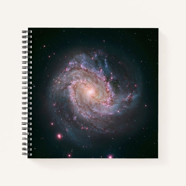 Cuaderno Galaxia con espiral obstruida Messier 83.2 (Anverso)