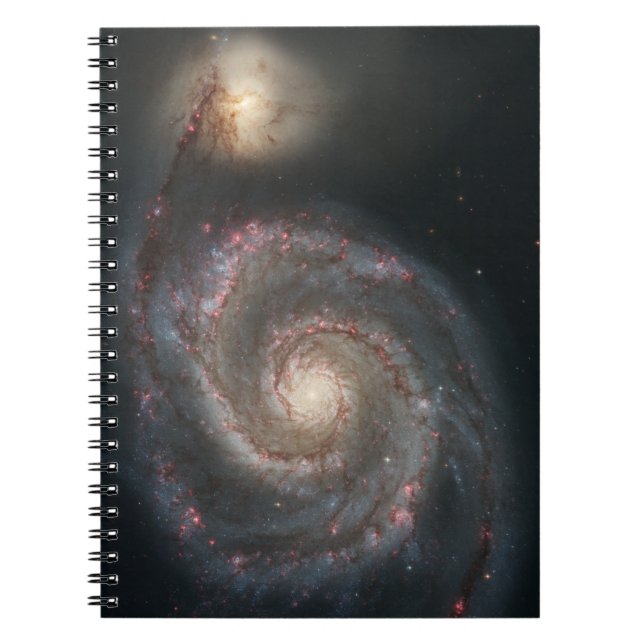 Cuaderno Galaxia con remolinos (espacio) (universo) (Messie (Frente)