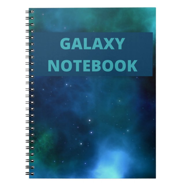 Cuaderno Galaxia de estrellas del espacio exterior (Frente)