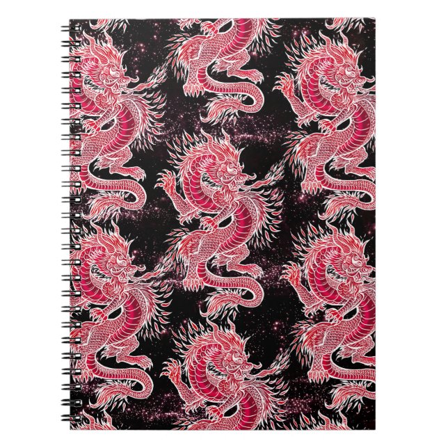 Cuaderno Galaxia del Dragón Rojo (Frente)