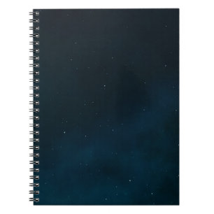 Cuaderno Galaxia del universo del espacio de fondo
