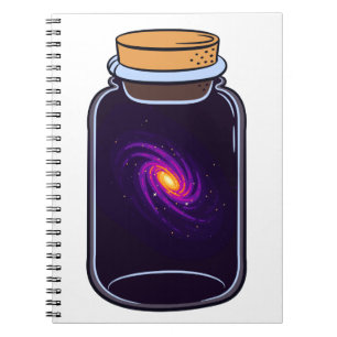 Cuaderno Galaxia en los amantes del espacio de las artes de
