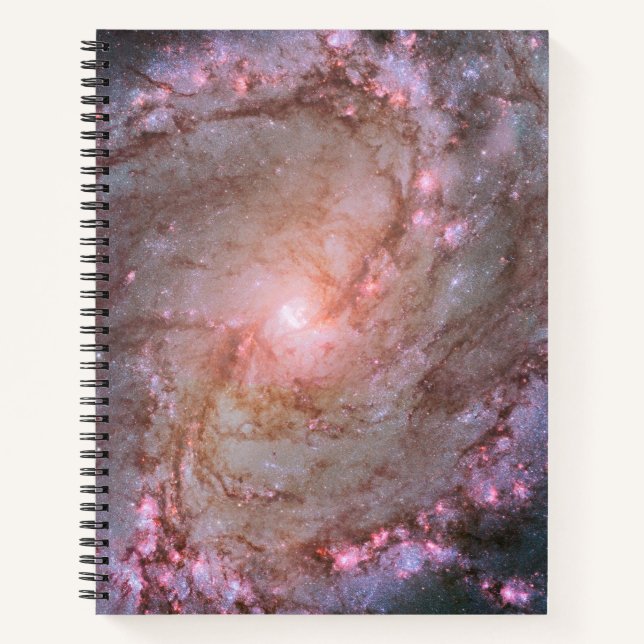 Cuaderno Galaxia Espiral Barrada Messier 83. (Anverso)