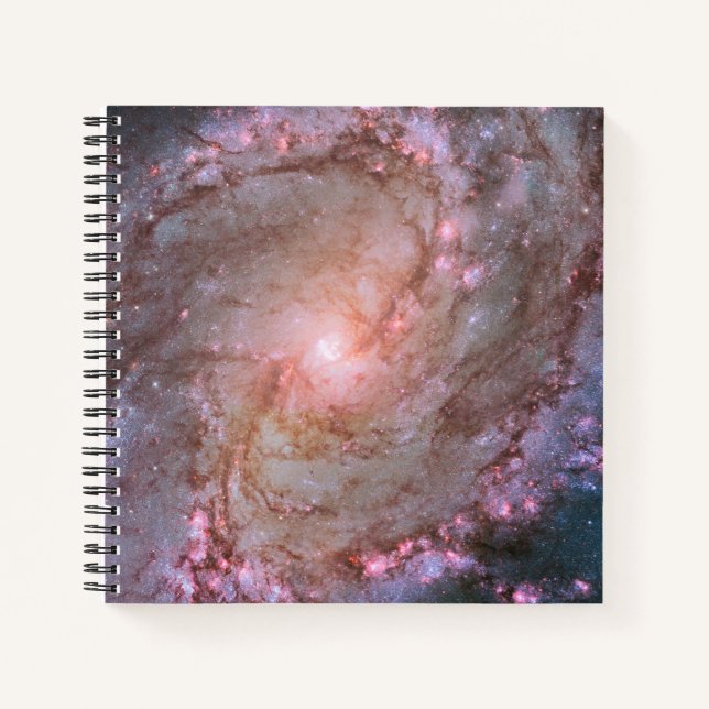 Cuaderno Galaxia Espiral Barrada Messier 83. (Anverso)