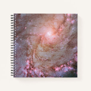 Cuaderno Galaxia espiral M83, Ablaze Con Formación Estrella
