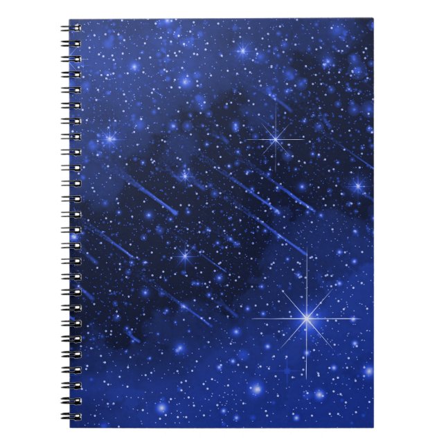Cuaderno Galaxia Estrella En Azul (Frente)
