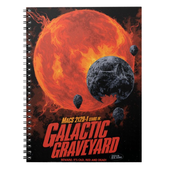 Cuaderno Galaxia Halloween de Halloween en el cementerio es (Frente)