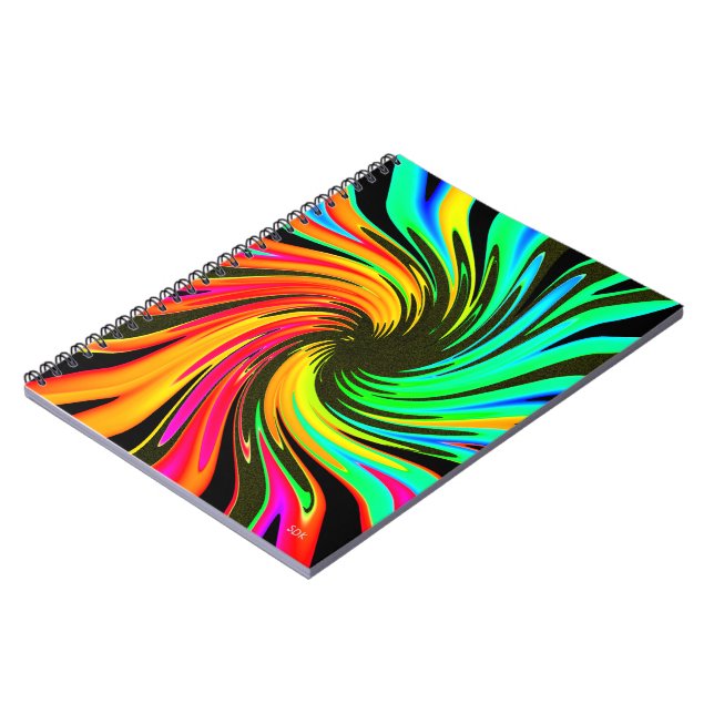 Cuaderno Galaxia Neon Whirlpool (Lado Izquierdo)