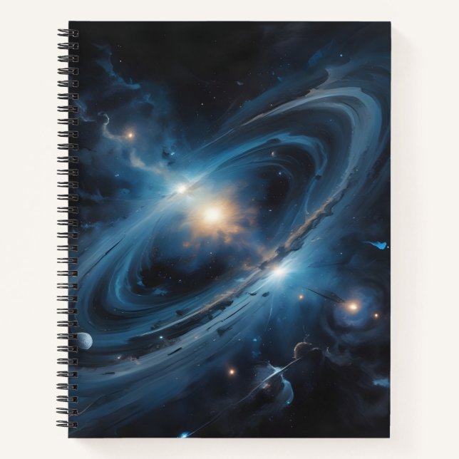 Cuaderno Galaxia Nigra et Caerulea (Anverso)