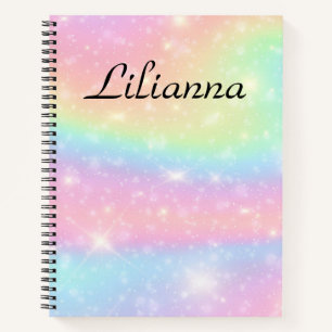 Cuaderno Galaxia Pastel personalizada