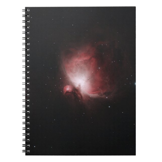 CUADERNO GALAXIA ROJA Y NEGRA CON ESTRELLAS (Frente)