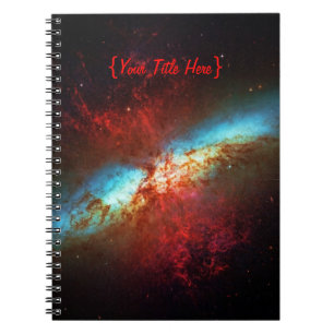 Cuaderno Galaxia Starburst - Messier 82 (Galaxia Cigar)