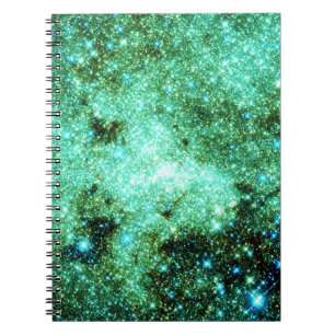 Cuaderno Galaxia Vía Láctea Verde