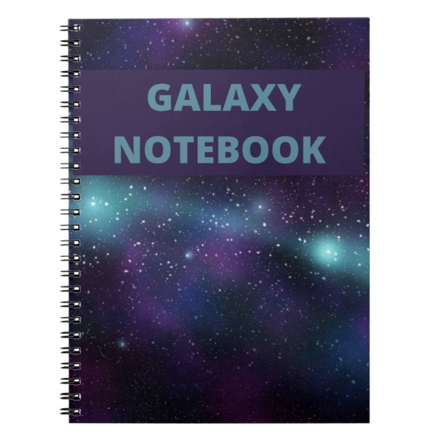 Cuaderno Galaxy Lovers Stars Space Blue (Frente)