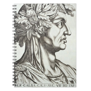 Cuaderno Galba César (3 BC-69 ANUNCIO), 1596 (grabado)