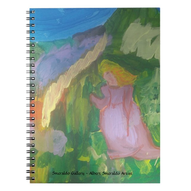 Cuaderno Galería " señora de Smeraldo en jardín " (Frente)