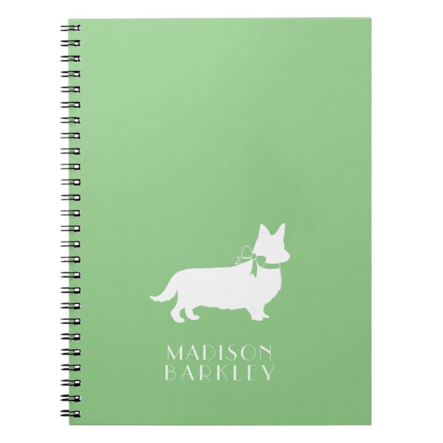 Cuaderno galés de Corgi Puppy Dog Pembroke (Frente)