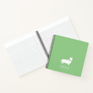 Cuaderno galés de Corgi Puppy Dog Pembroke
