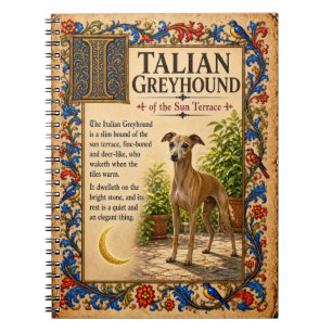 Cuaderno Galgo Italiano, Arte de Bestiario Medieval