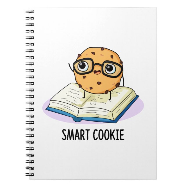 Cuaderno Galleta Inteligente Chiste Galleta de Chocolate Pu (Frente)