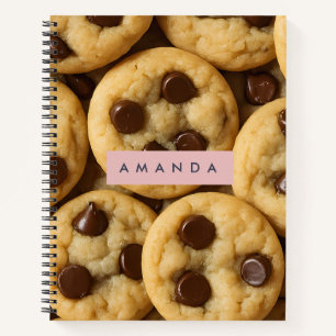 Cuaderno Galleta Personalizada con Chispas de Chocolate