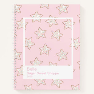 Cuaderno Galletas de Estrella Escarchadas Marco Transparent