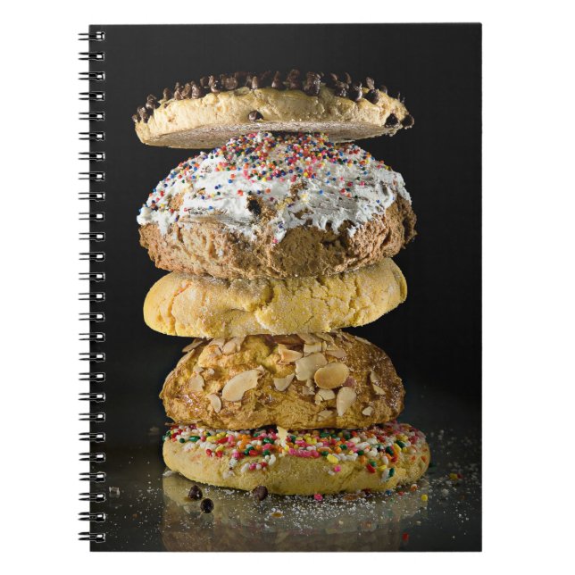Cuaderno Galletas en una pila (Frente)