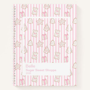 Cuaderno Galletas Navideñas Glaseadas Marco Transparente Gr