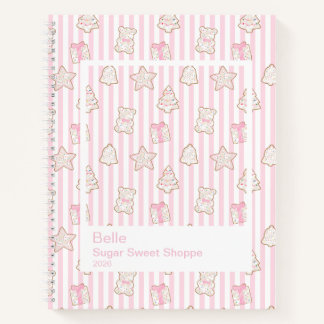 Cuaderno Galletas Navideñas Glaseadas Marco Transparente Gr