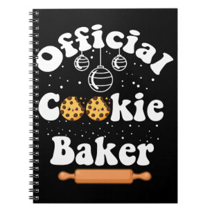 Cuaderno Galletas Oficiales de Panadero Amantes de las Gall
