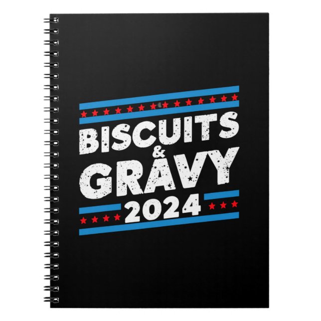 Cuaderno Galletas y Salsa 2024 Elección Presidencial (Frente)